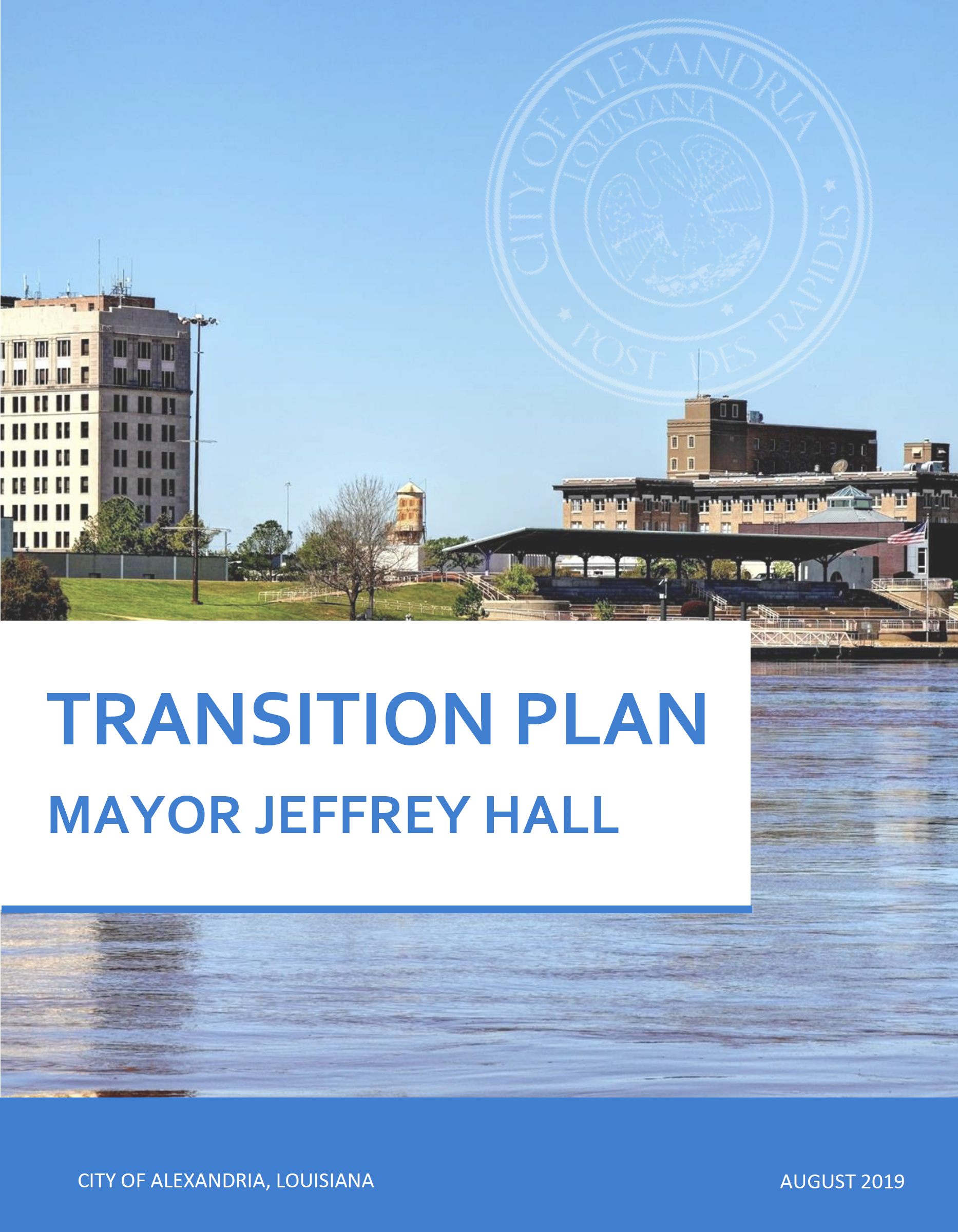 Mayor Jeffrey W. Hall's Transition Plan