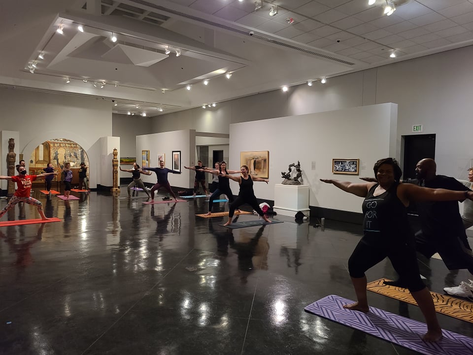 Yoga at the Alexandria Museum of Art