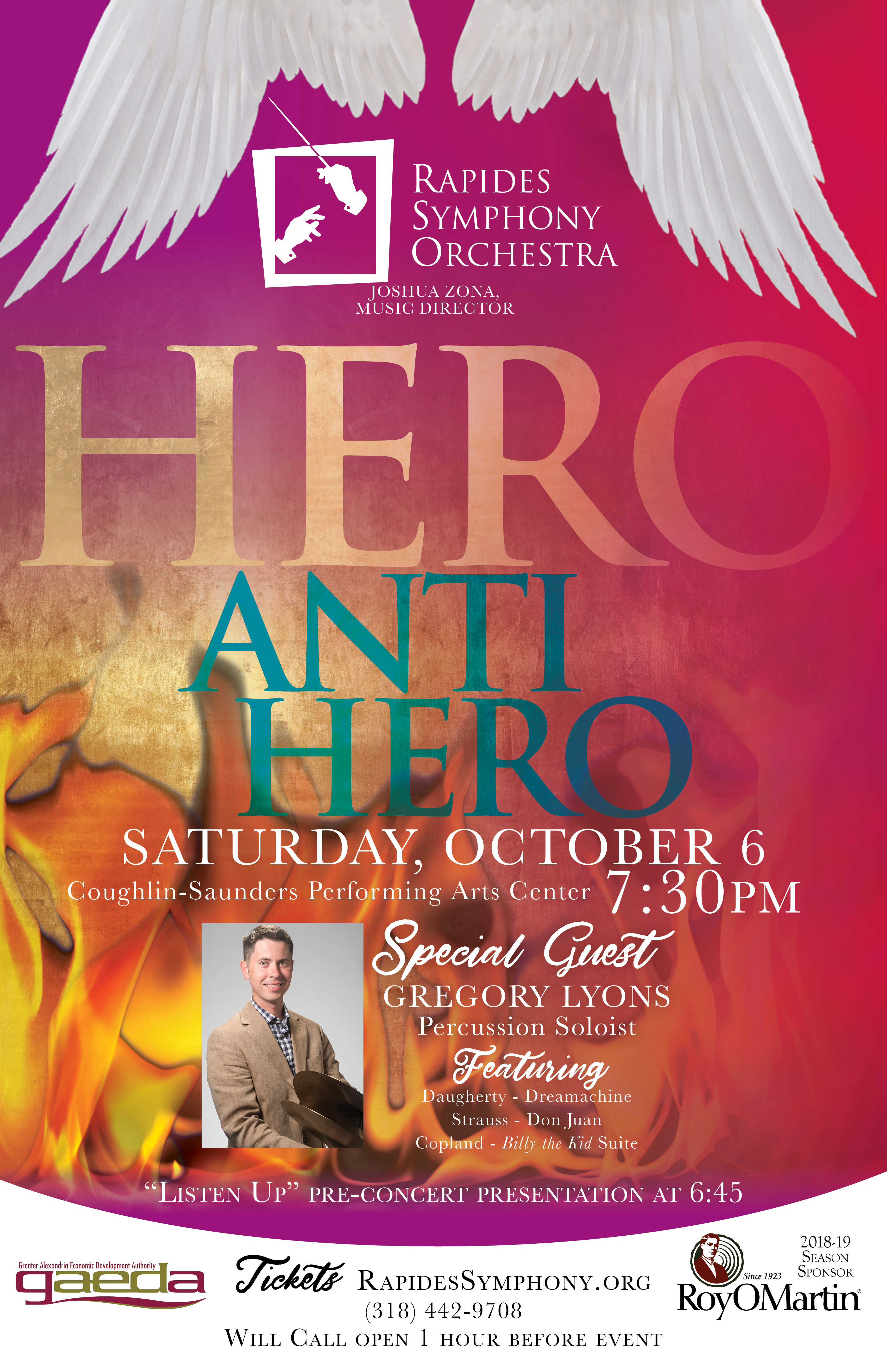 Hero/Anti-Hero Concert Poster