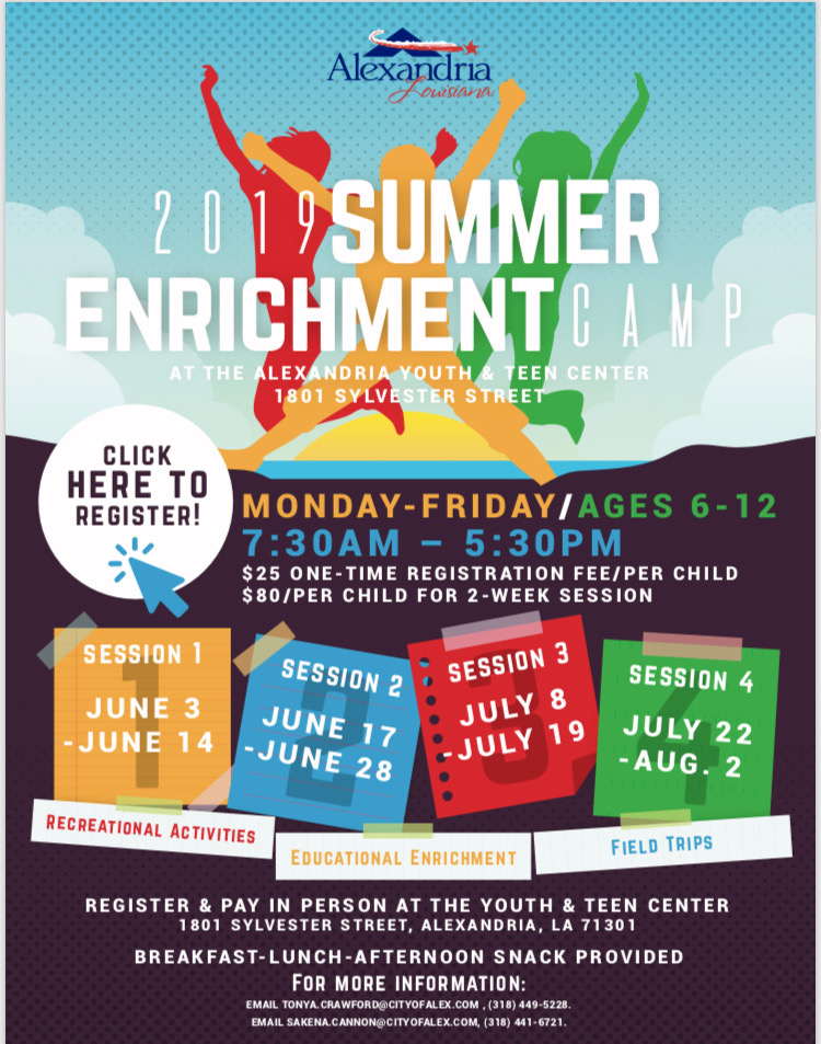 2019 Summer Enrichment Camp - Alexandria Youth and Teen Center