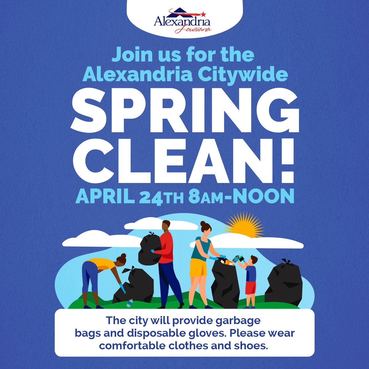 Spring Cleaning in City of Alexandria, Louisiana 