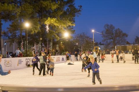 Ice skating at Alex WinterFete