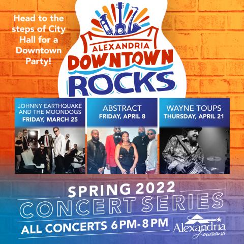 Downtown Rocks Concert Series Poster