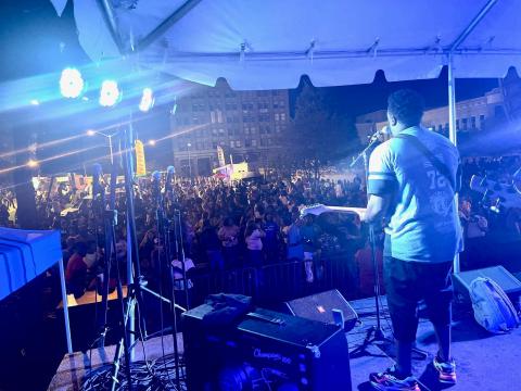 An estimated crowd of more than 17,000 attended the three-day Alex RiverFete