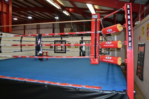 City of Alexandria boxing ring at Frank O Hunter Park