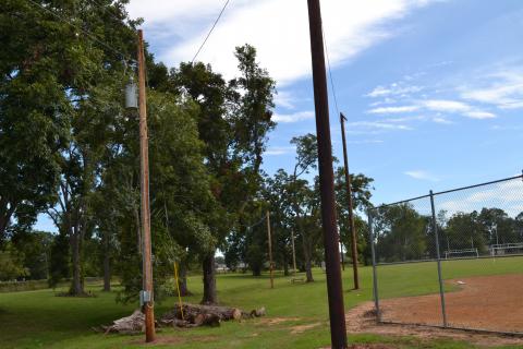 The City of Alexandria is in the process of installing lights at the field behind W.O. Hall school next to Peabody High School. This will allow for evening practices on the softball/baseball field there as well as the football practice field.