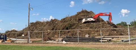 More than 20,000 cubic yards of tree debris has been collected to date