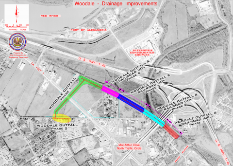 Wooddale Drainage Project Map