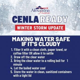Making Water Safe If It's Cloudy
